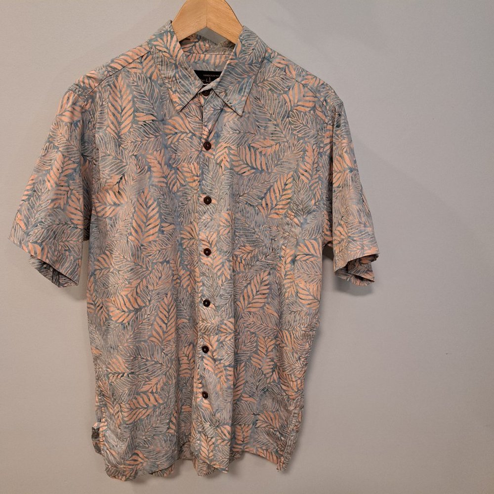 Pete Huntington men's Bali medium short sleeve button down shirt - Picture 2 of 10